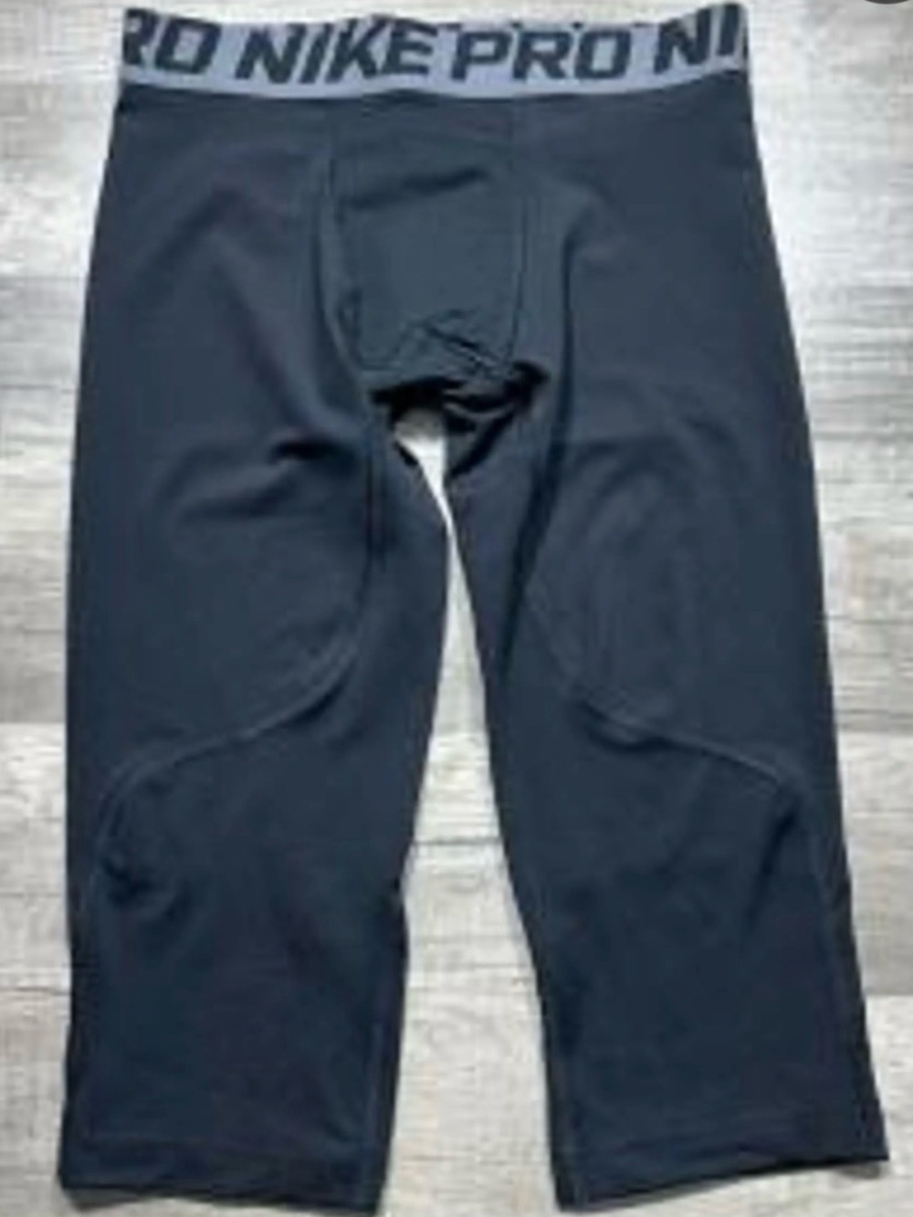 Nike Pro Big Kids' Slider Shorts Compression 3/4 Tights S unisex boys girls